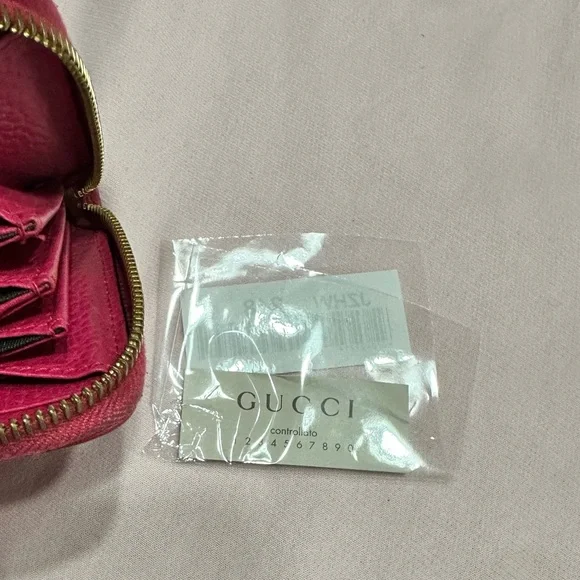 Gucci GG Marmont Zip Around wallet- Fuchsia Pink - Picture 13 of 13